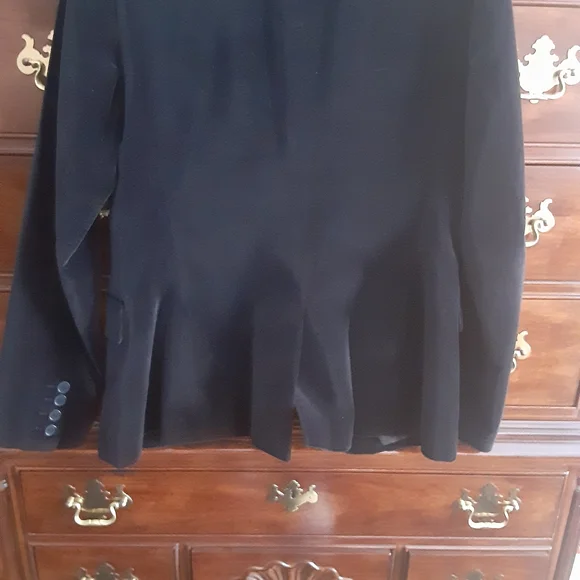 Women's Black Felt Blazer - Picture 5 of 9